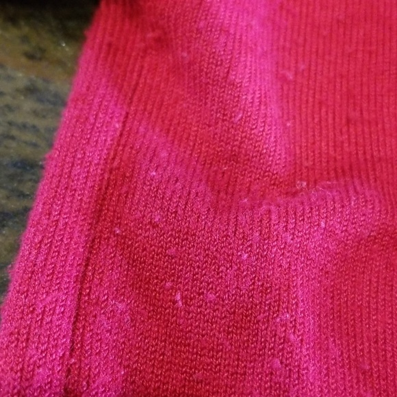 Sexy red sweater with sparkly buttons size L - Picture 3 of 8